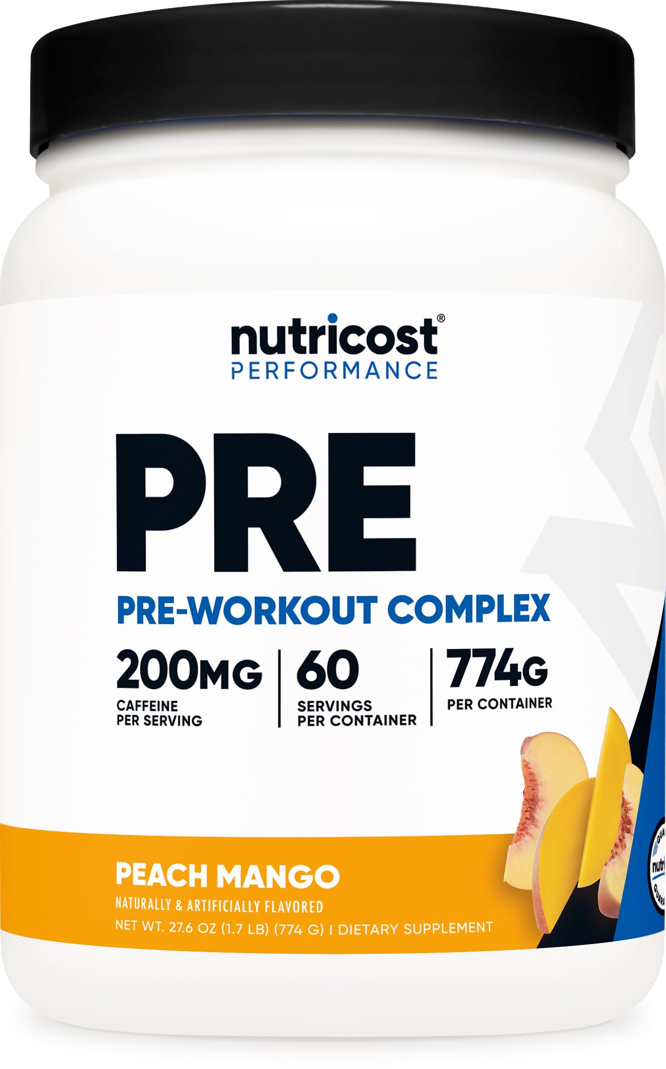 Empaque compacto de Nutricost Preworkout Powder para almacenamiento fácil
