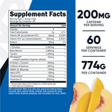 Taza medidora de Nutricost Preworkout Powder para medición precisa