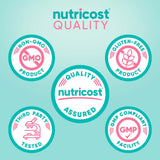 Nutricost probiótico vaginal envase con etiqueta clara para uso diario