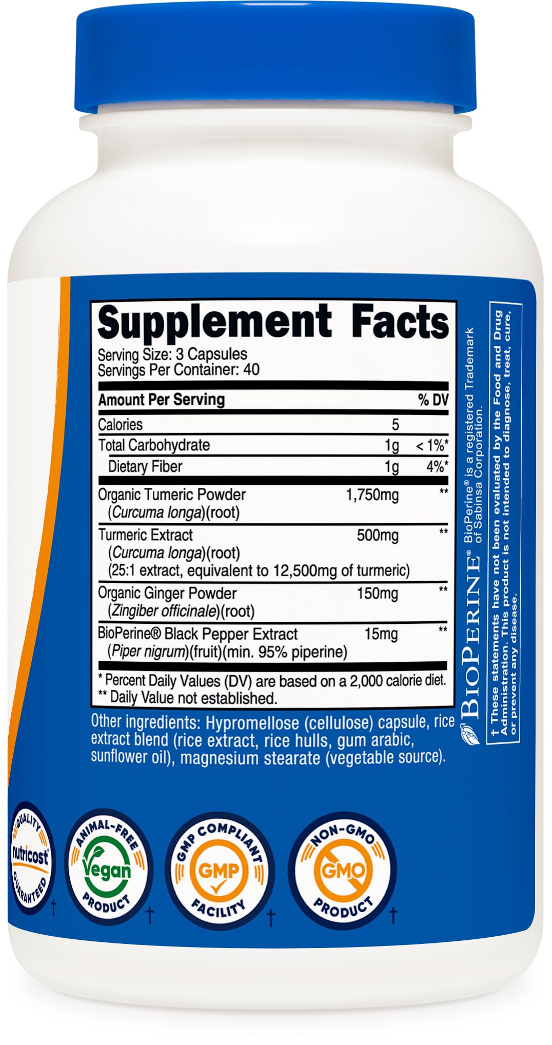 Nutricost producción certificada NSF GMP y FDA registrada