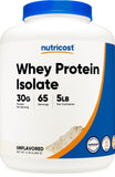 Nutricost Proteína Aislada de Suero botella 5lbs lista para entrenar.