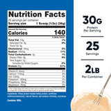 Nutricost proteína aislada, porción medida incluida, práctica para porciones consistentes.