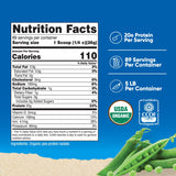 Nutricost Proteína de Guisante Aislada, detalle de embalaje, aporte proteico para batidos.