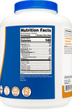 Nutricost proteina de suero aislada sabor caramelo salado, libre de gluten y OGM.