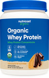 Nutricost proteína de suero concentrada chocolate mantequilla de maní en botella para entrenamiento