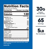 Nutricost proteína sin sabor aislada pasto, versátil para mezclas en batidos.
