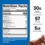 Proteína Nutricost de suero aislada, cuchara con sabor chocolate para batidos rápidos