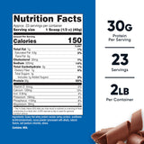 Nutricost proteina aislada de suero, cuchara medidora lista para batidos de chocolate