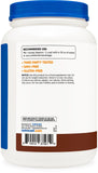Nutricost proteina aislada de suero, batido de chocolate en vaso