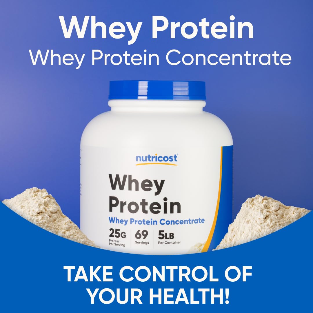 Nutricost proteina de suero sin sabor, batido rápido tras entrenamiento