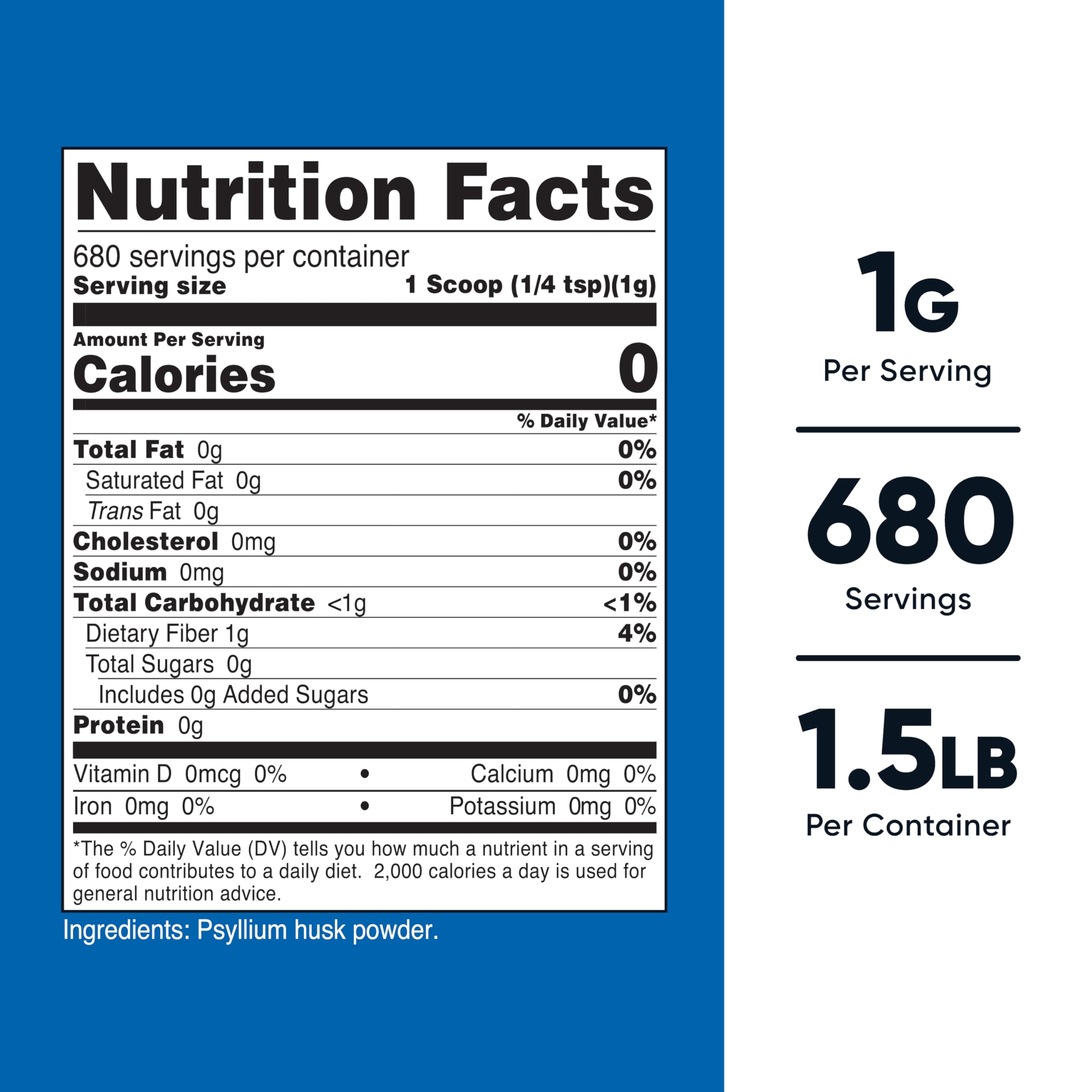 Nutricost, etiqueta del bote clara, verificación de calidad.
