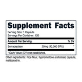 Nutricost Serrapeptase, uso diario en casa para hábitos de bienestar.