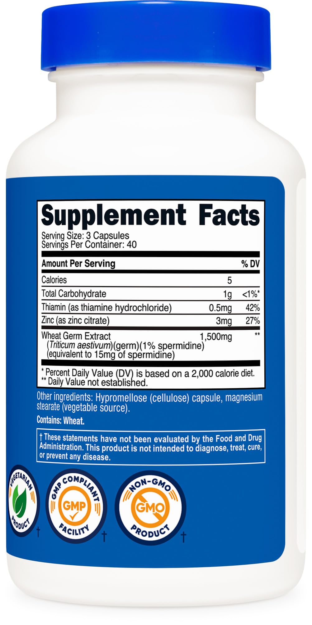 Nutricost Spermidina pruebas de laboratorio ISO aseguran trazabilidad y consistencia.