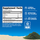 Nutricost Spirulina 3,000 mg – cápsulas agrupadas, fácil toma vegetariana
