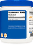 Nutricost Taurina envase con certificaciones de seguridad y calidad.