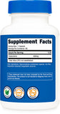 Nutricost teobromina 400 mg, producto libre de gluten y soja.