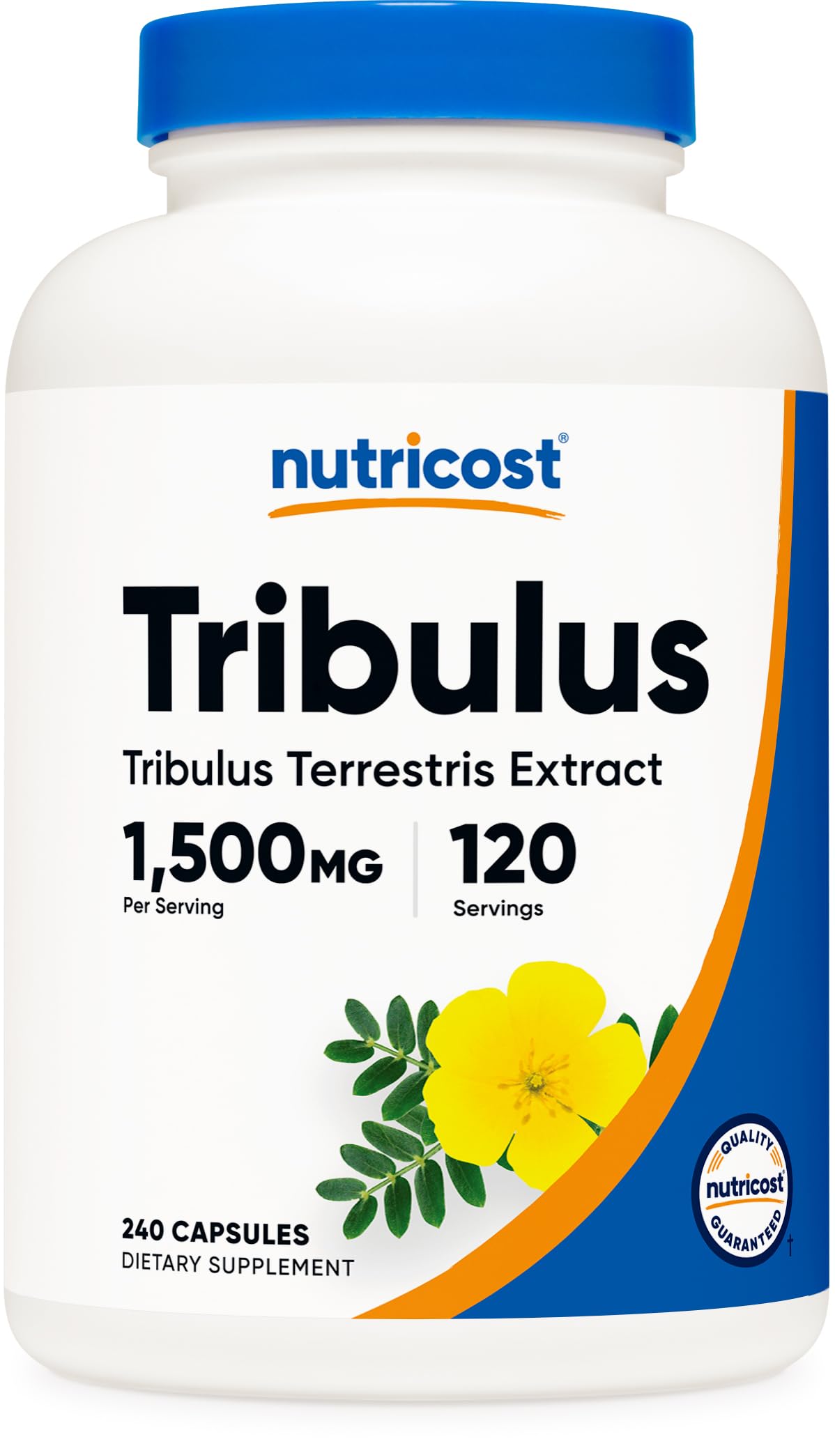 Nutricost Tribulus Terrestris, botella: cápsulas fáciles de incorporar a tu rutina diaria.