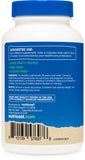 Nutricost Triphala ingredientes vegetales para un perfil limpio y natural.