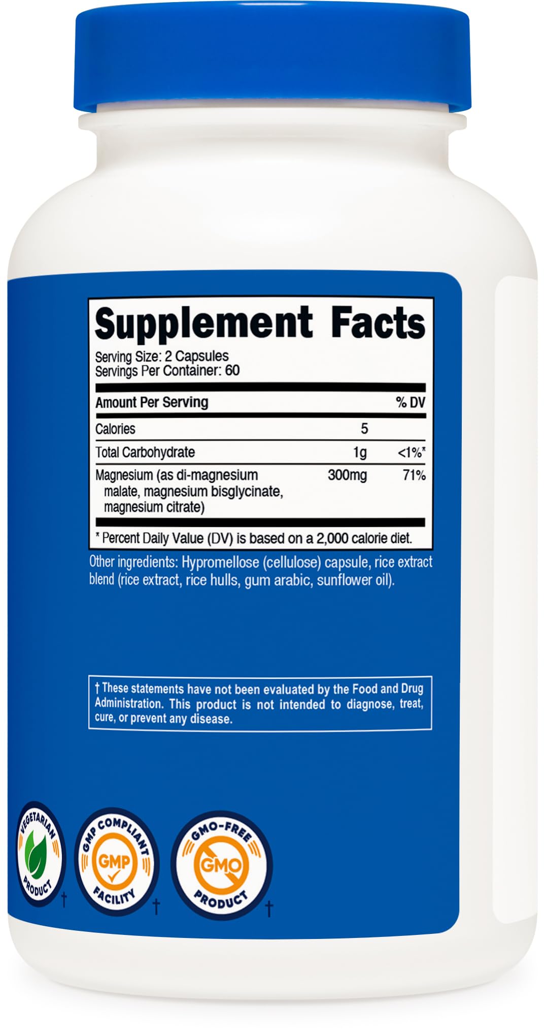 Nutricost Triple Magnesium Complex, uso diario, cápsulas listas para rituales de bienestar.