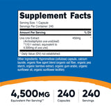 Nutricost Uva Ursi Extract: cápsulas vegetales en primer plano para dietas vegetarianas.