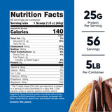 Nutricost whey chocolate y mantequilla de cacahuete, batido posentrenamiento, lata-5lb, fácil de mezclar.