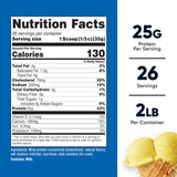 Nutricost Whey Piña cucharada-medidora: porción conveniente para batidos tras entrenar.