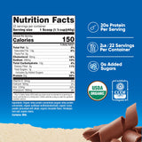 Batido de doble chocolate de Nutricost con textura suave para consumo rápido.