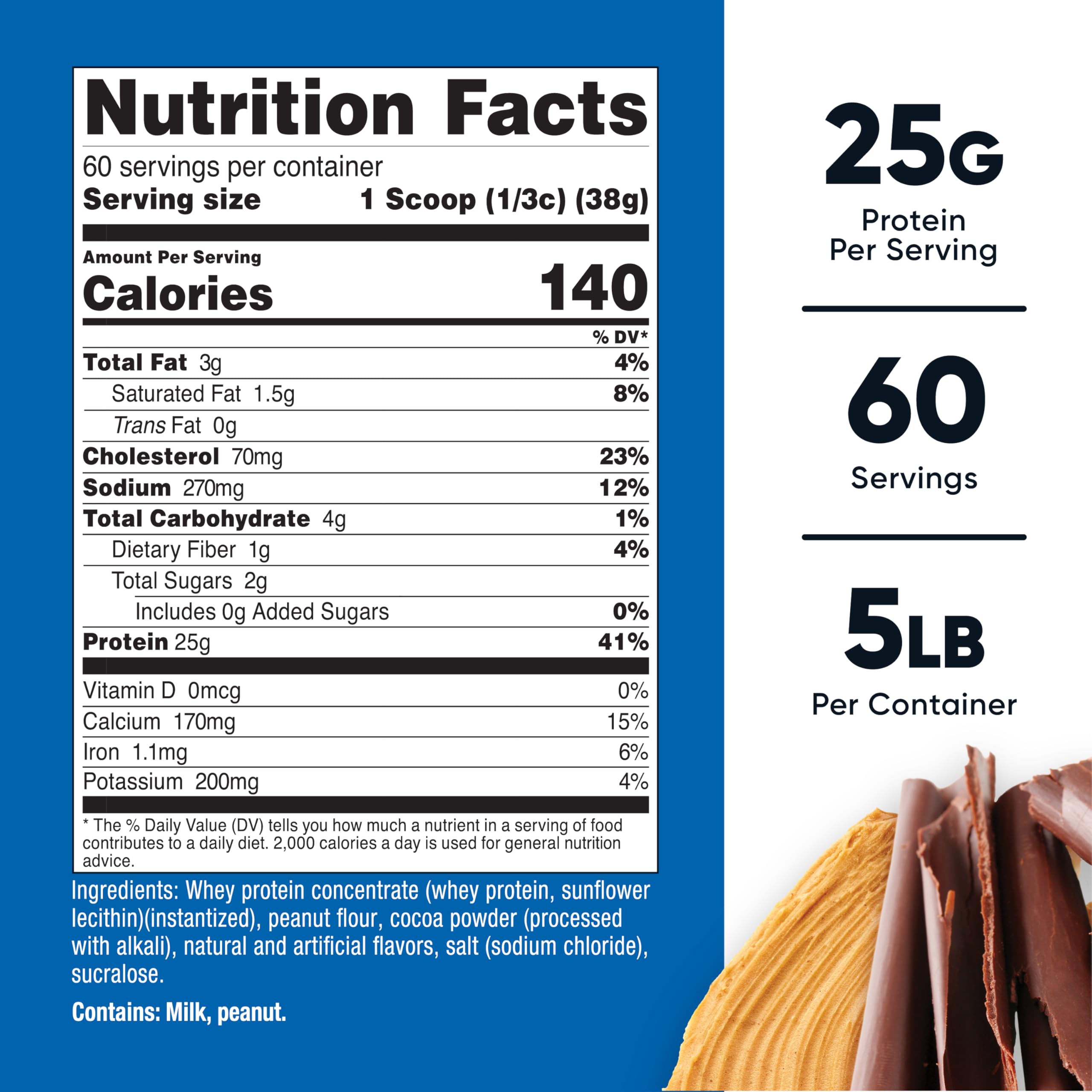 Bote Nutricost de 5 libras, proteína versátil para tu rutina
