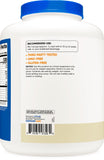 Nutricost Proteína de Suero Vanilla, etiqueta con certificaciones y origen.