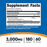 Nutricost Yellow Dock Extract uso diario recomendado para bienestar diario