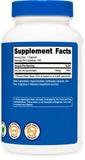 Nutricost Zinc Gluconato, primer plano, cápsulas vegetarianas para rutina diaria.