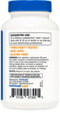 Nutricost Zinc Picolinato, etiqueta clara que facilita revisar ingredientes y origen.