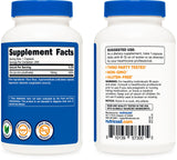 Nutricost Zinc Picolinato, opción sin gluten para tranquilidad diaria.