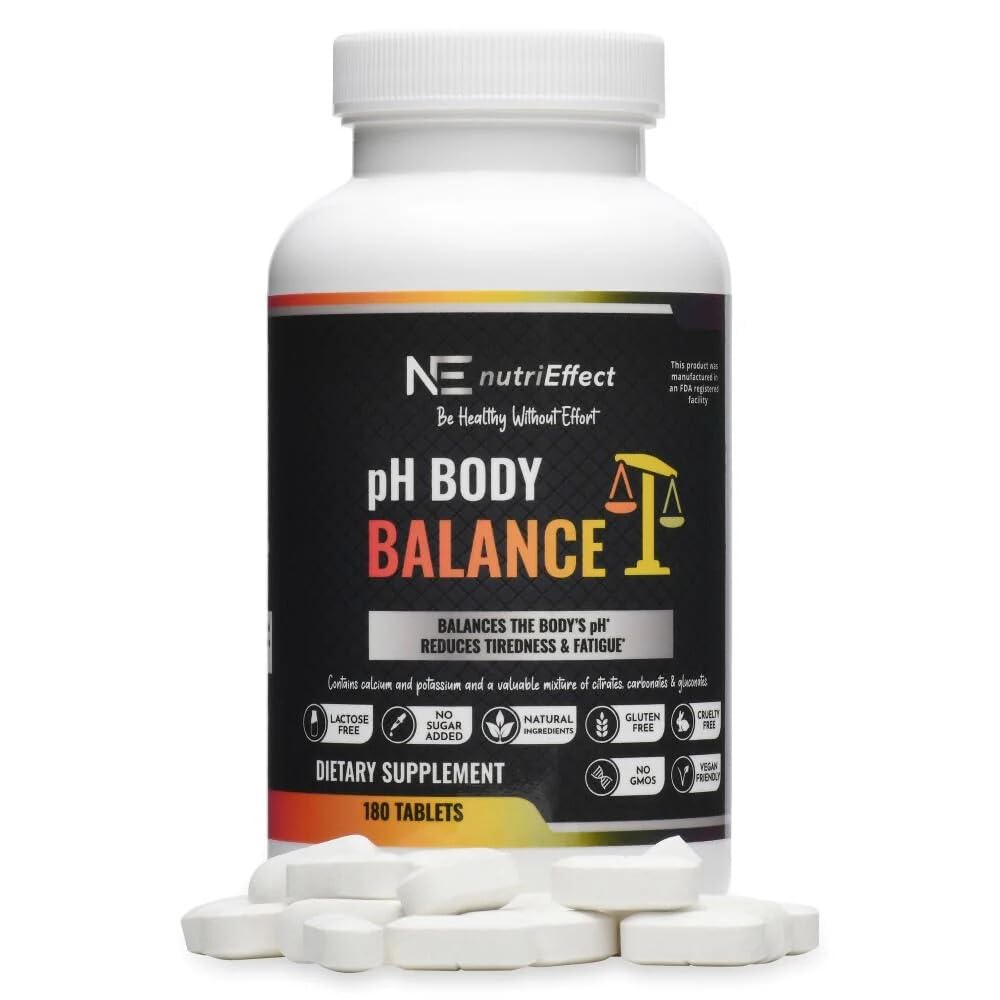 NutriEffect Balance pH: tabletas para apoyo alcalino diario y energía sostenida.