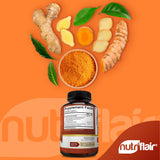 Curcuminoides al 95% en NutriFlair para apoyo antioxidante.