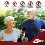 NutriFlair D-Mannose cápsulas y etiqueta: opción de bienestar para mujeres y hombres.