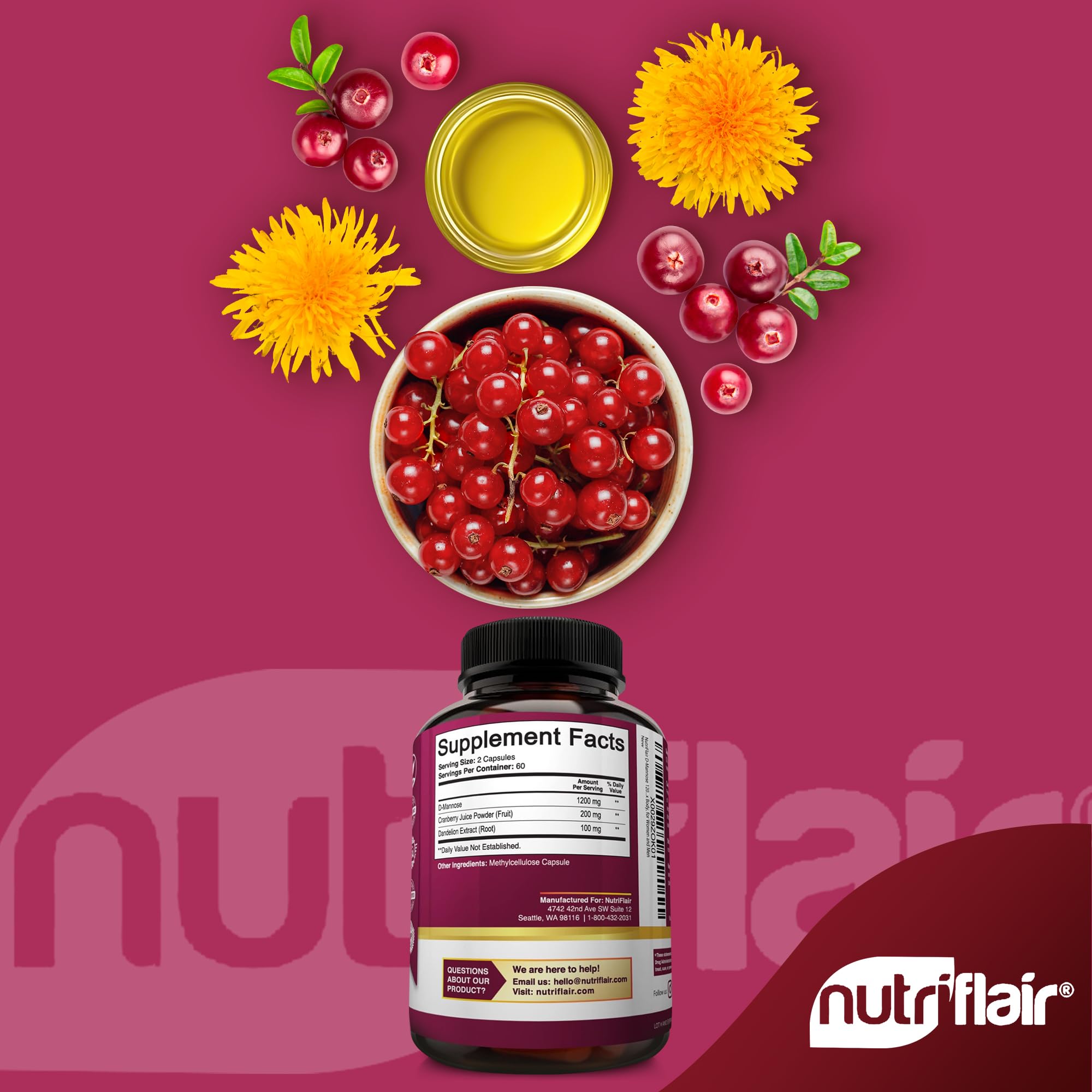 NutriFlair D-Mannose uso diario: sensaciones de confort y ligereza.