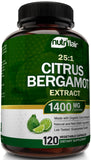 NutriFlair Bergamota Orgánica: sello GMP y pruebas de terceros para confianza.