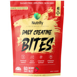 Nutrify gomitas creatina diarias, vista frontal de la botella.
