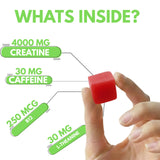 Nutrify gomitas creatina diarias, caja y empaque visibles.