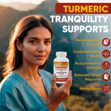Frasco de cápsulas Nutriganix Curcuma Tranquilidad listo para guardar