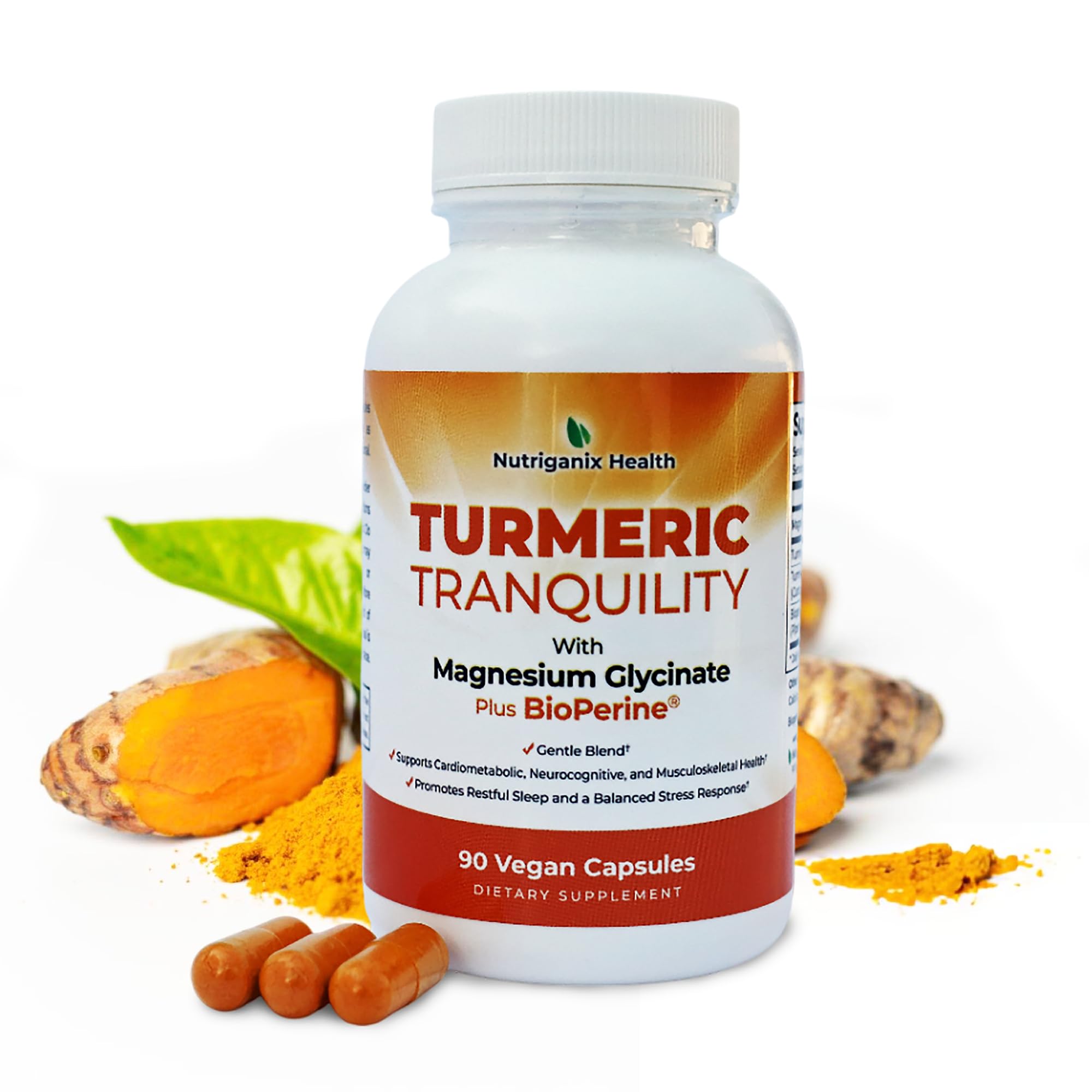 Toma en casa de Nutriganix Curcuma Tranquilidad para rutina diaria