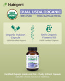 Nutrigent etiqueta orgánica USDA certificada, garantía de calidad