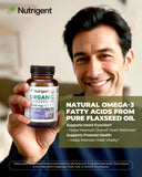 Nutrigent aceite de lino prensado en frío, conserva nutrientes esenciales