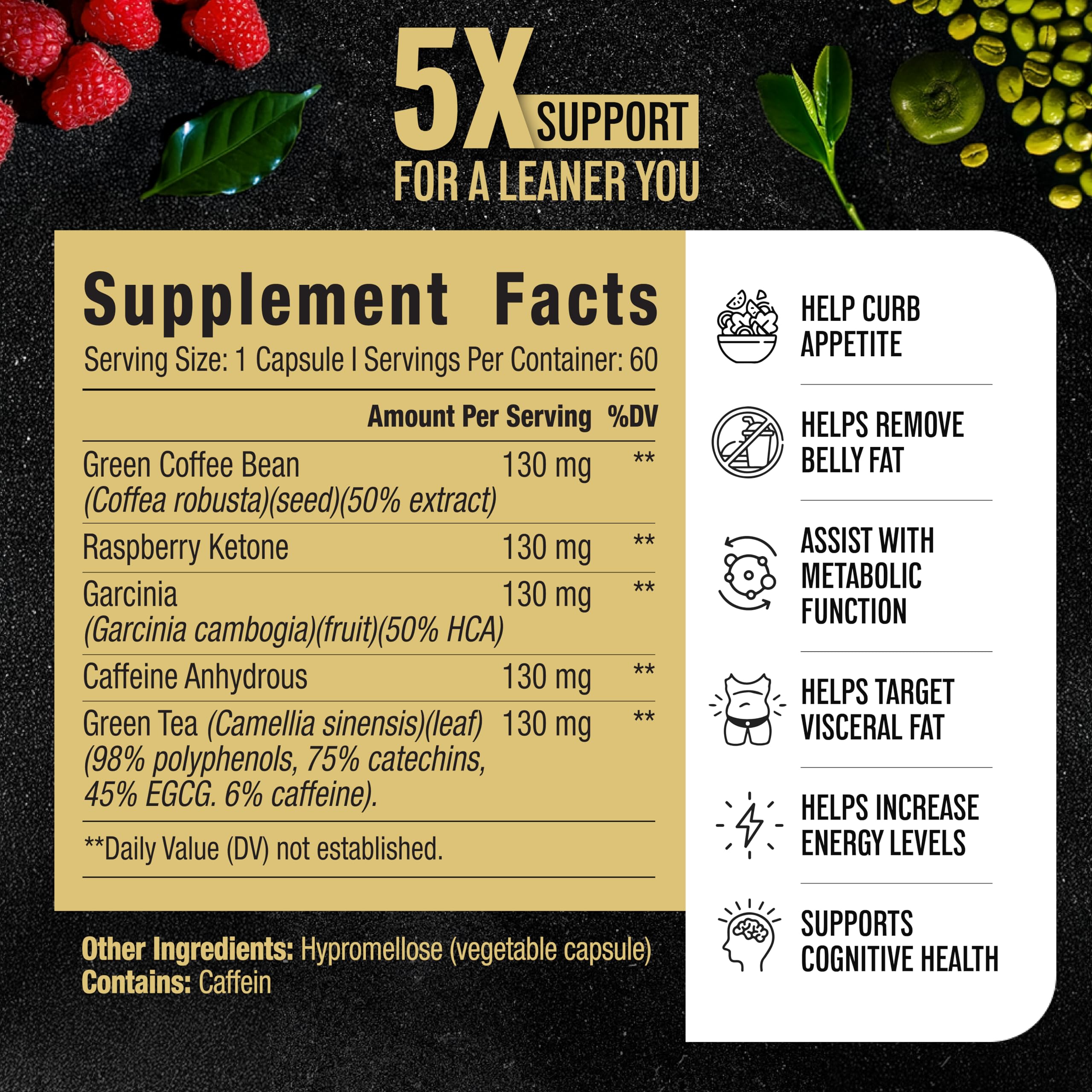 NutriMend IQ Male Performance Burner: cápsulas para energía sostenida durante el día.