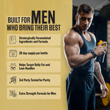 NutriMend IQ Male Performance Burner dosificador para control de dosis.