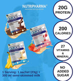 Nutripharma Quick Slim mezcla en vaso lista para consumir.