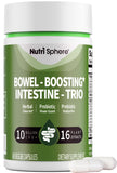 NutriSphere cápsulas probióticas en botella para uso diario y apoyo digestivo.