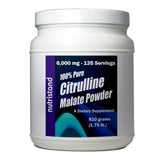 NutriStand Citrulina Malato frasco, apoyo para circulación y rendimiento muscular.