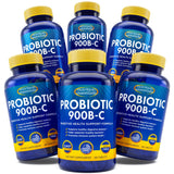 Nutrition Essentials Probióticos: botella, potencia sostenida para la salud digestiva.